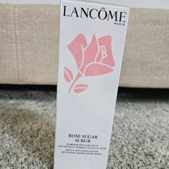 LANCOME GENTLE EXFOLIATING SCRUB WITH SUGAR GRAINS & ROSE WATER - NEW/SEALED - Picture 1 of 4